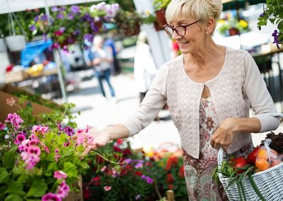 Wochenmarkt Blumen